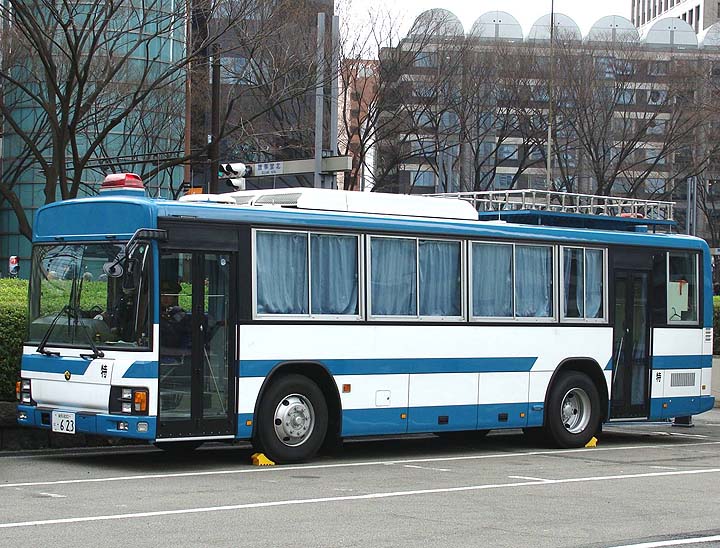 Tokyo police Command bus