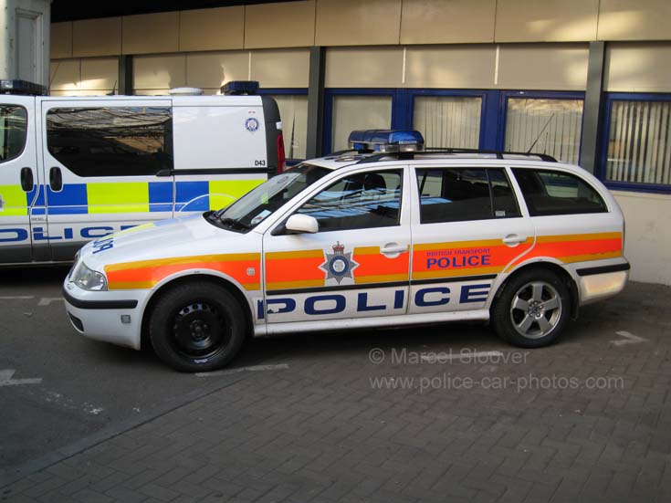 Police car at Waverley Railway Station
