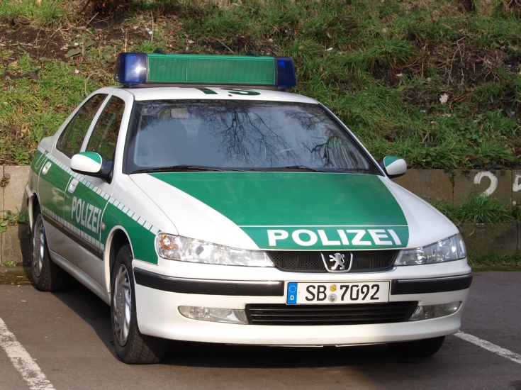 Peugeot patrolcar Polizei Saarbrucken