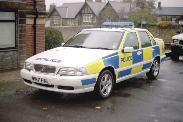 Northumbria Traffic Car in Battenburg livery