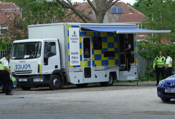 Police Mobile Office at York Races