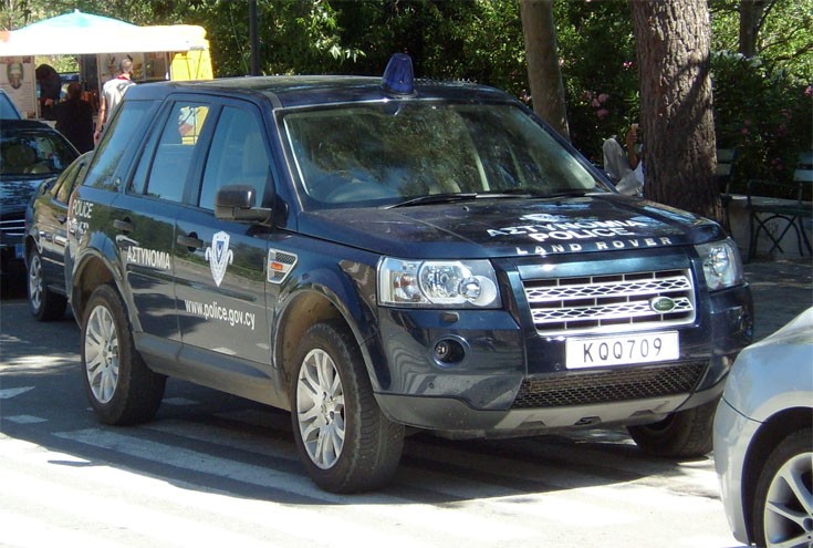 Police Car Kykkos Monastery - Cyprus 
