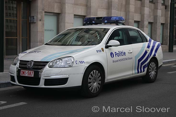 Patrolcar 5339 a Volkswagen Jetta patrolcar from the Brussels police 
