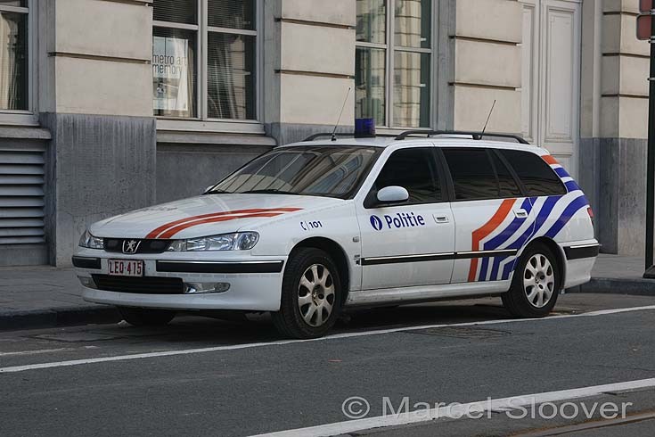 Peugeot 406 Break Belgium police