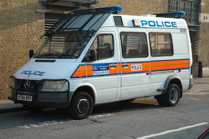 Police mercedes van #6