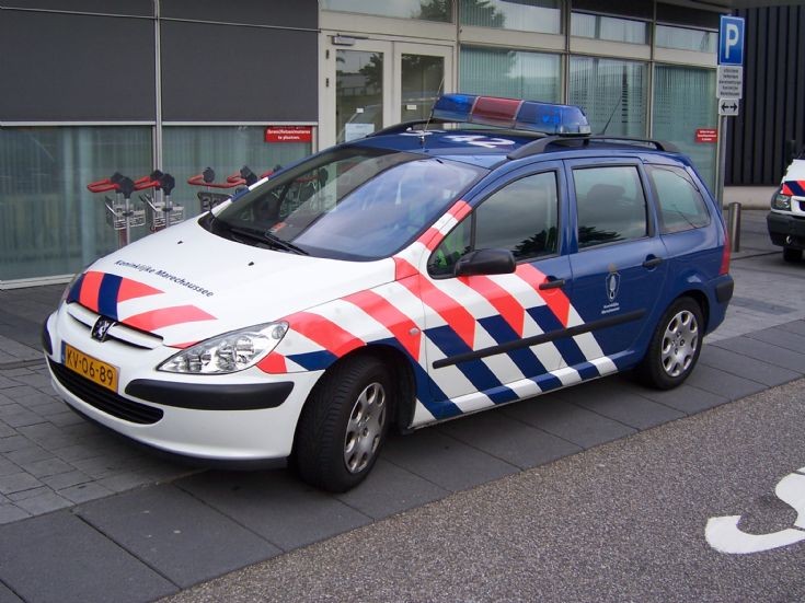 Marechaussee at Schiphol