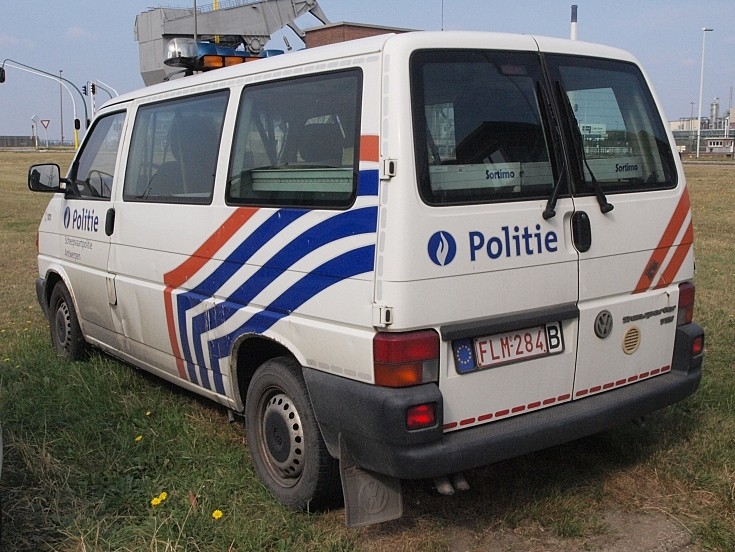 Antwerp police van