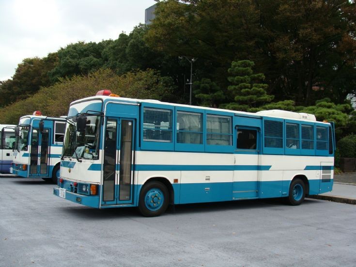 Tokyo Riot Police bus 