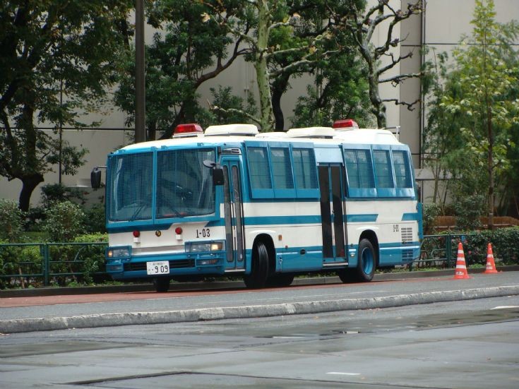 Tokyo Police Department Riot police bus
