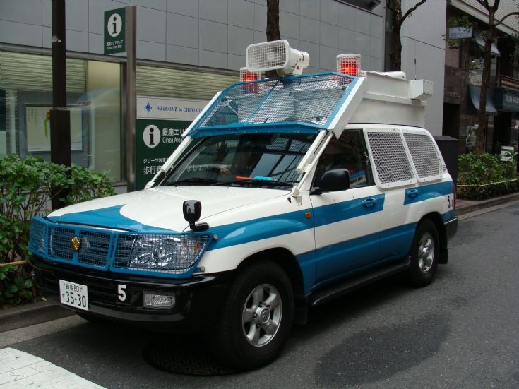 Tokyo Police Department Toyota crowd control