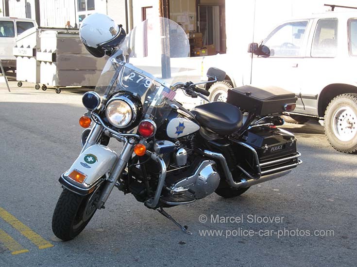 SFPD Harley Davidson motorcycle