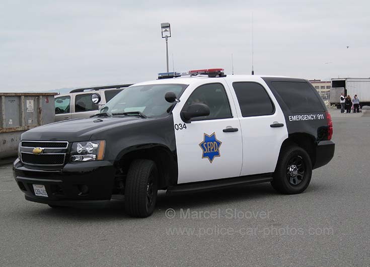 Chervrolet police SUV SFPD