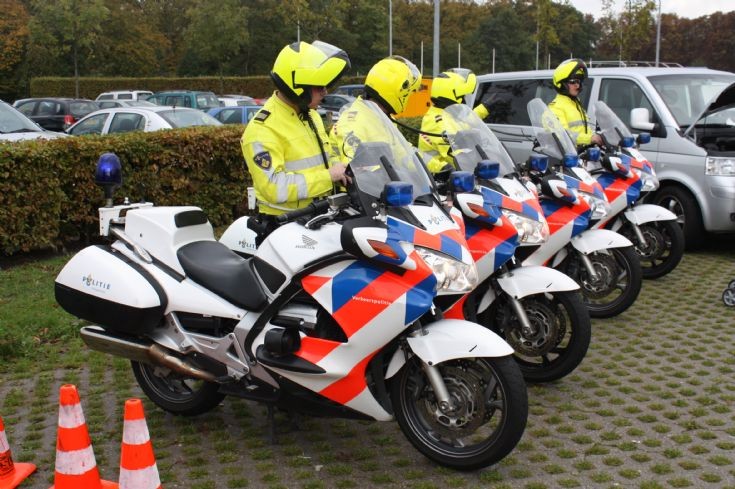 Traffic police motorcycles Haaglanden