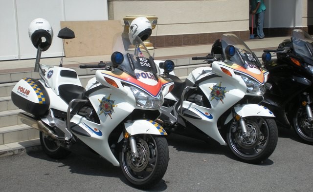 Malaysia Police - Hondas