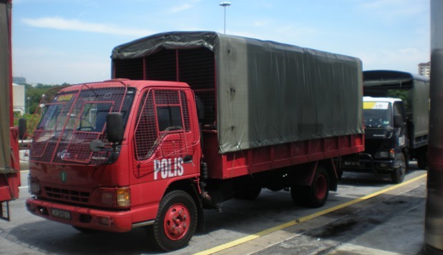 Malaysia Police - Isuzu Personnel Carriers