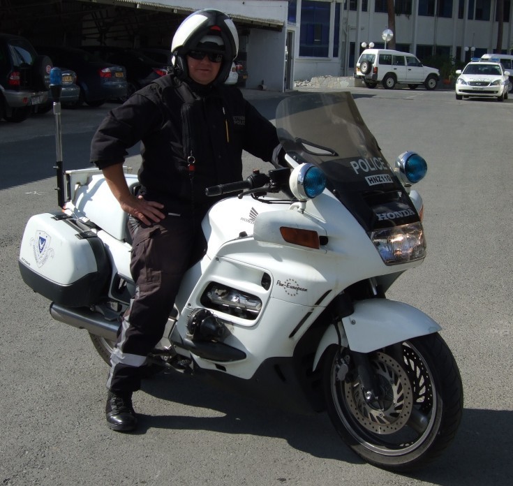 Honda pan european police bike #2