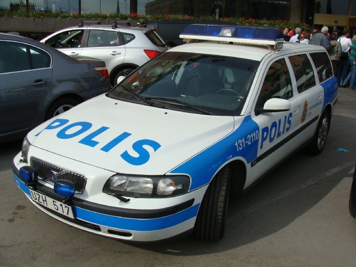 Stockholm Police Volvo