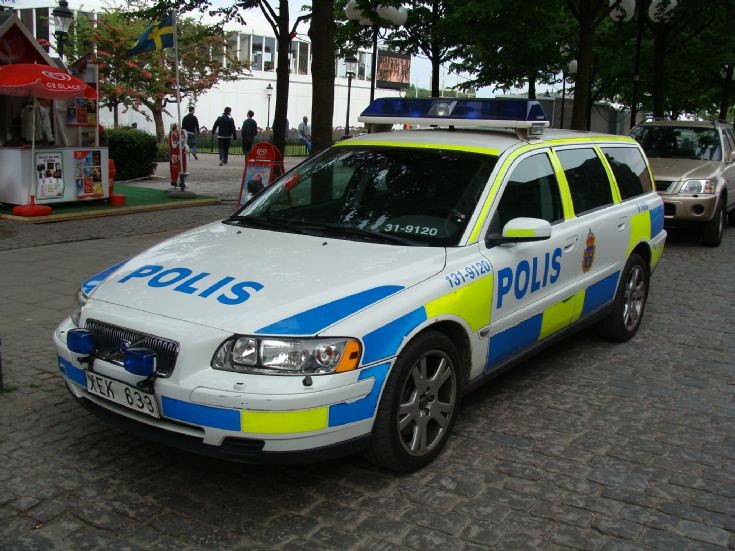 Photo of Swedish police car