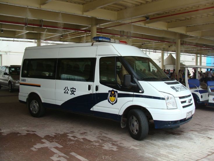 Shanghai Police Department Ford van