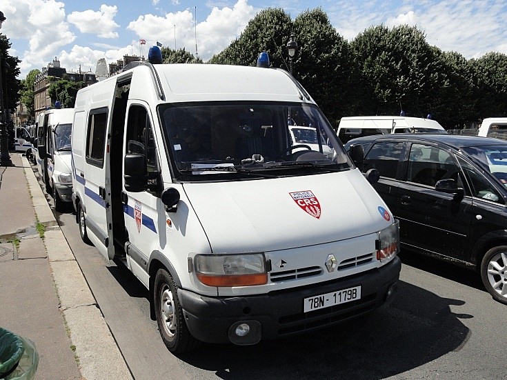 CRS police van