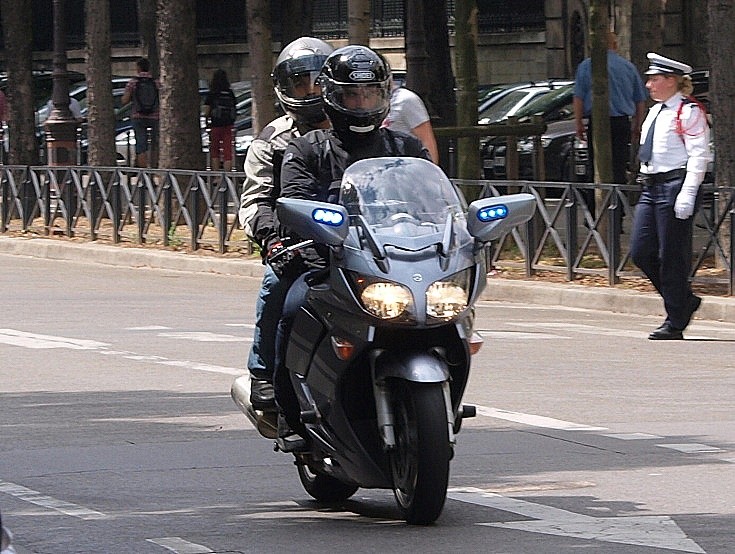 Unmarked Motorbike