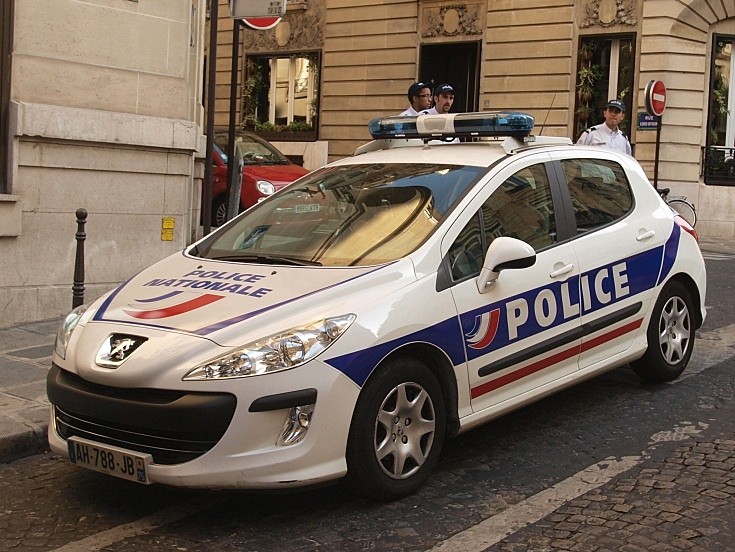 Peugeot Police car