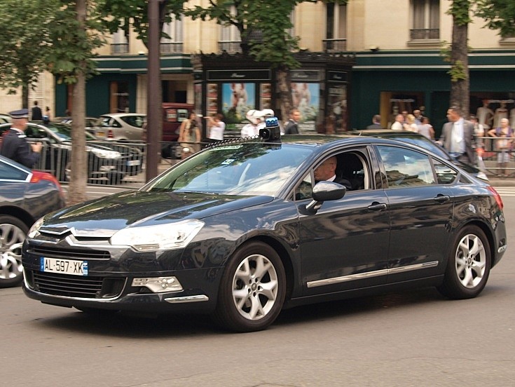 Unmarked C5 at Bastille Day