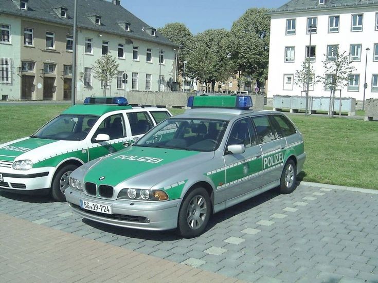 BMW 5 Series, Bundesgrenzschutz, Frankfurt, 2004