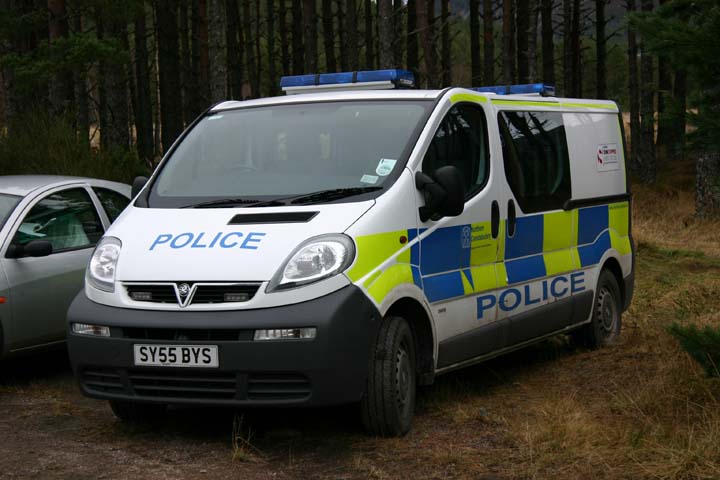 Northern Constabulary Vauxhall police van