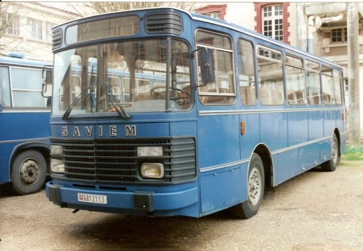 Saviem Gendarmerie Nationale's bus This bus is used by the gendarmerie 