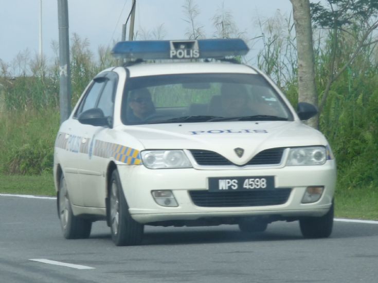 RMP Proton Waja patrol car