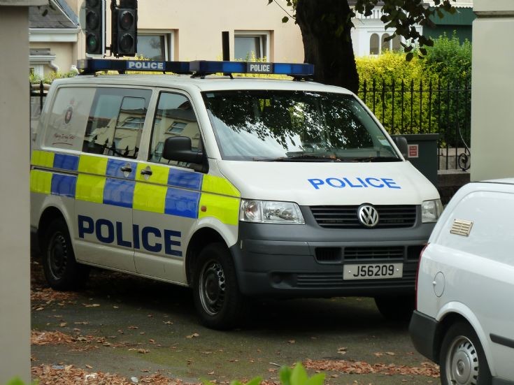 Jersey CI VW Police van J56209