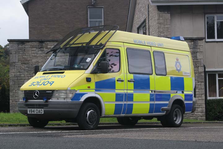 Cumbria Constabulary Mercedes Mobile Video Unit