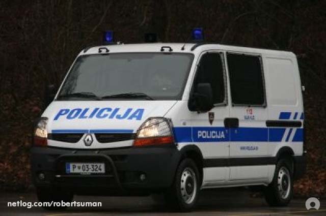 Intervention police car  Slovenian police