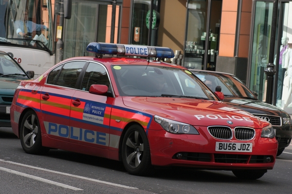 Red bmw police car #3