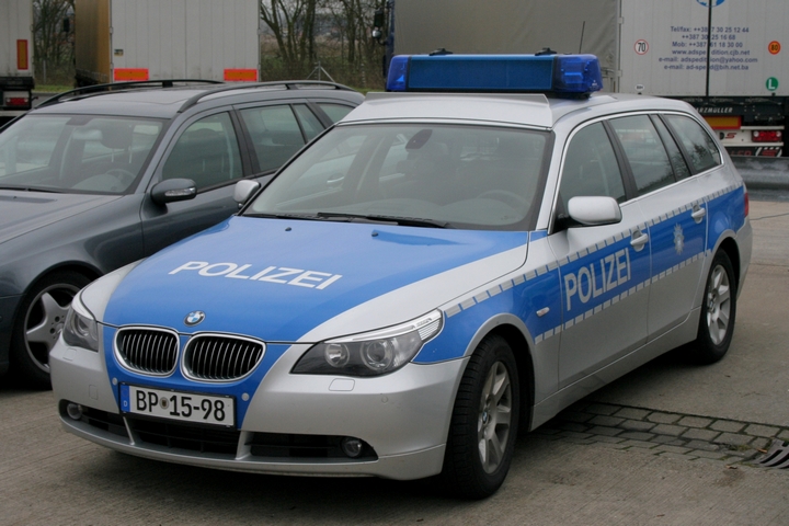 New BMW 5-series Touring German Border Police
