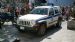 image of a Rhodos Greece Police Jeep Cherokee